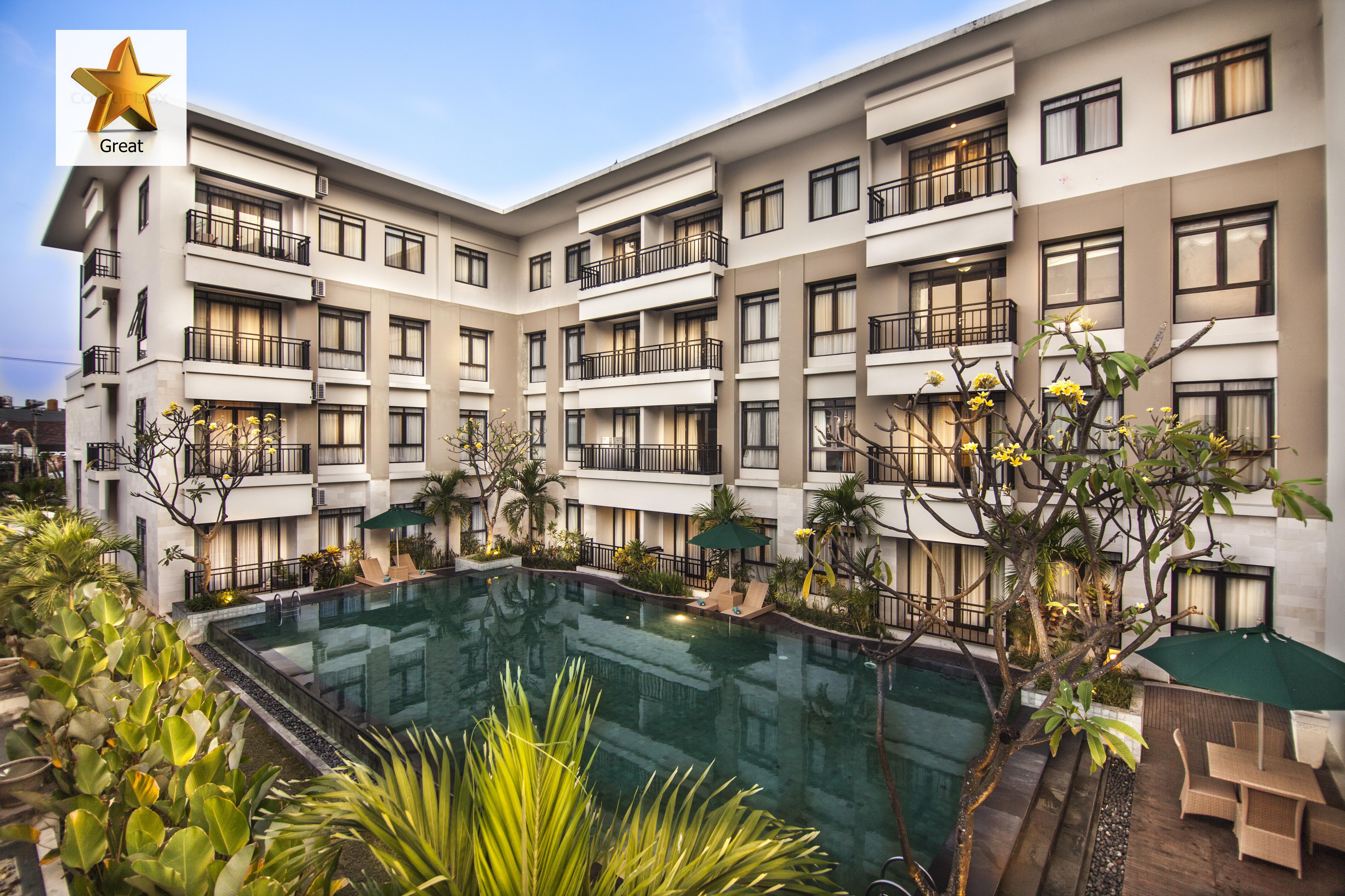 Grand Kuta Hotel and Residence Legian  Bagian luar foto